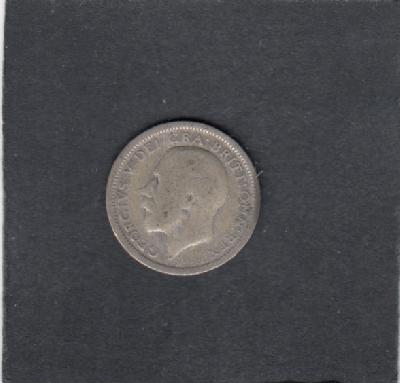 Beschrijving: 6 Pence  GEORGIUS V  